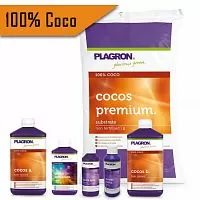 Удобрение Plagron 100% COCO + Cocos Premium от интернет-магазина ГроуФил