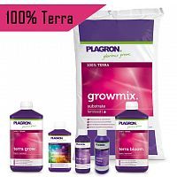 Удобрение Plagron 100% TERRA + Growmix 50 от интернет-магазина ГроуФил