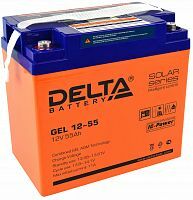 Аккумулятор Delta GEL 12-55 от интернет-магазина ГроуФил