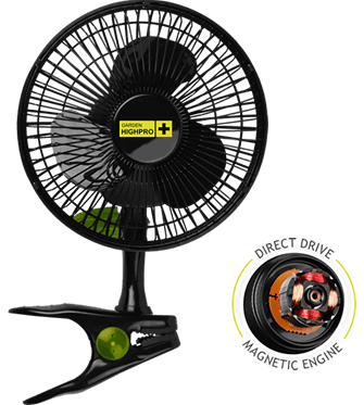 Вентилятор на клипсе Clip Fan 20см-7,5W от интернет-магазина ГроуФил